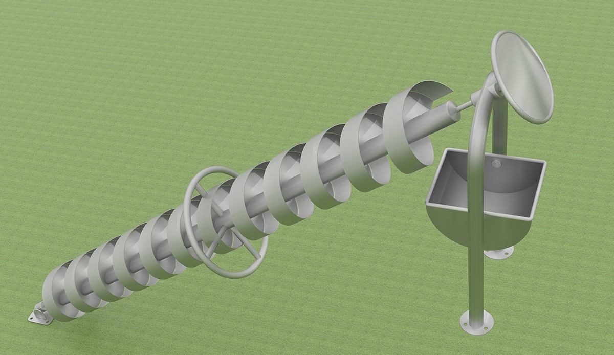 Tornillo de bomba de Arquímedes (6)