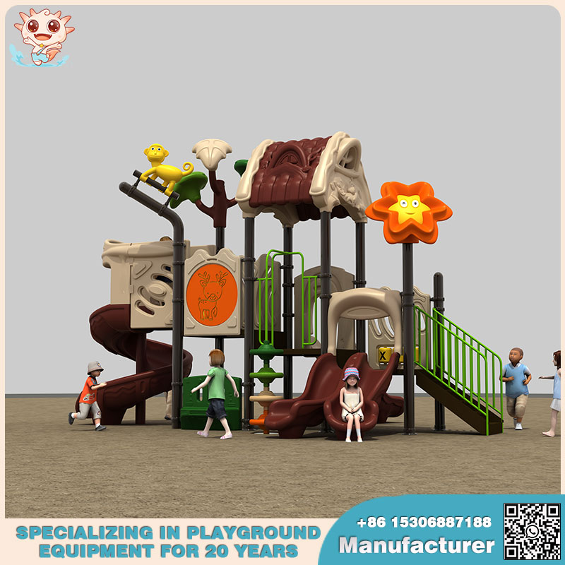  Treehouse Playground da rienda suelta a la vida de los equipos de juegos al aire libre