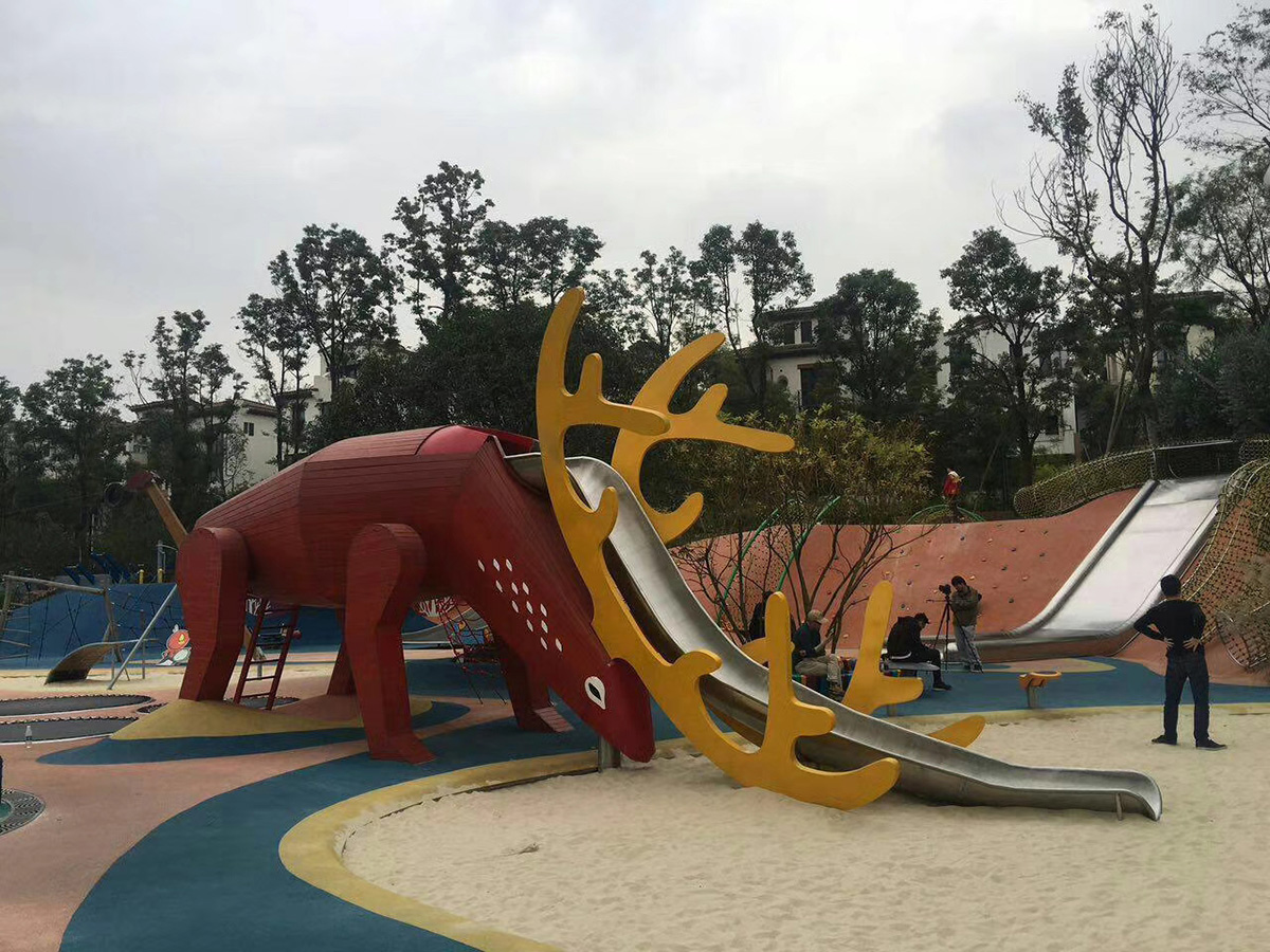 Proyecto de función de diversión caliente del parque infantil al aire libre - Ninja Shaoguan