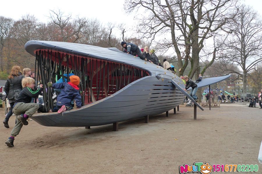 Paseo no estándar + tobogán combinado con tiburones + parque infantil (6)