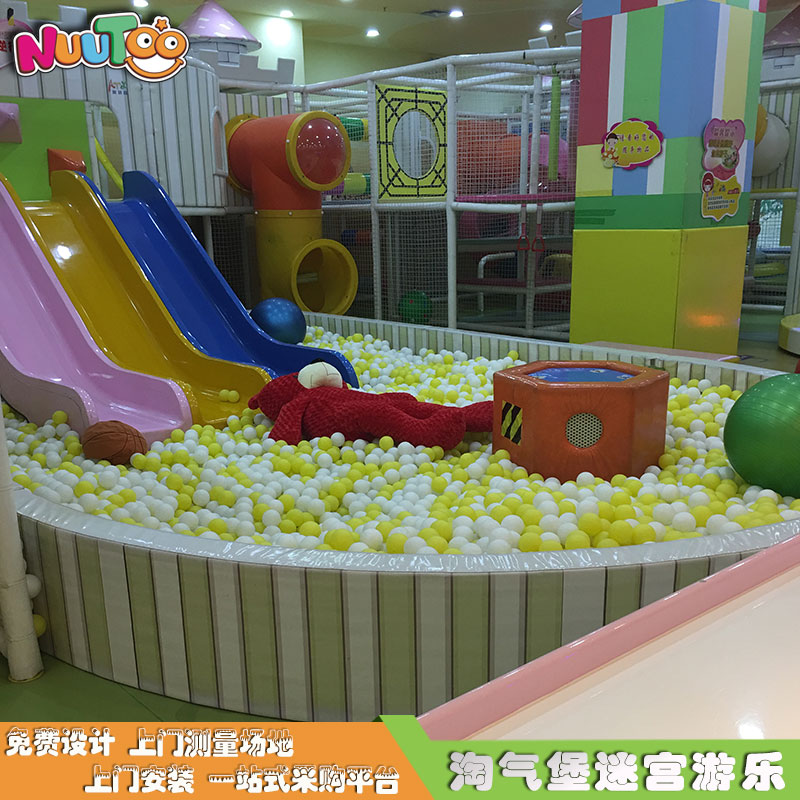 Piscina de bolas grande, castillo travieso, parque infantil combinado
