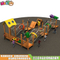 Toboganes combinados de madera maciza clásicos personalizados de alta gama Varios estilos de toboganes combinados para niños Fabricantes de instalaciones de entretenimiento LT-ZH016