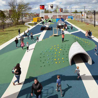 Parque infantil al aire libre - Railway Park 