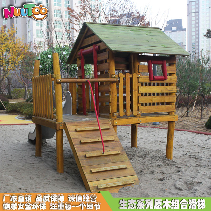 Pabellón de troncos pabellón de juegos parque de jardín pabellón de nuevo estilo
