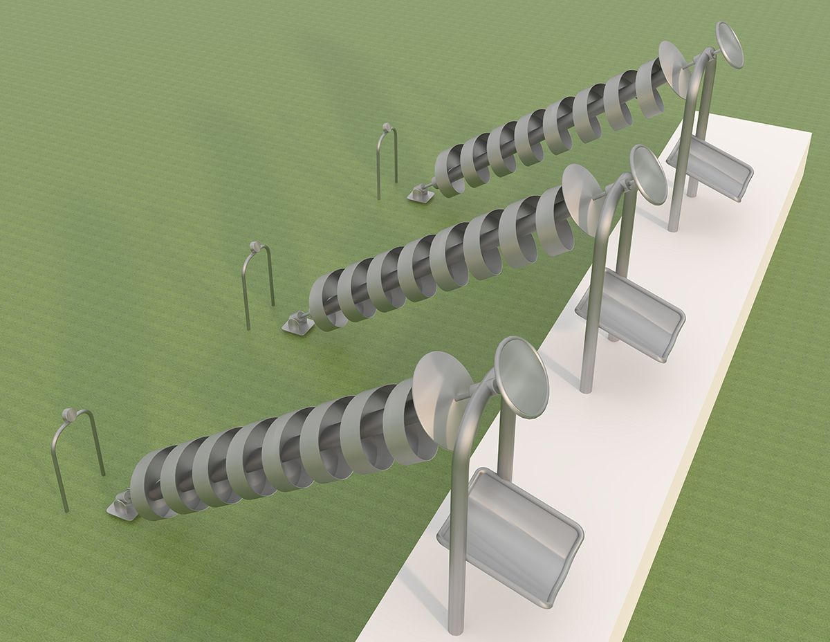 Tornillo de bomba de Arquímedes (3)