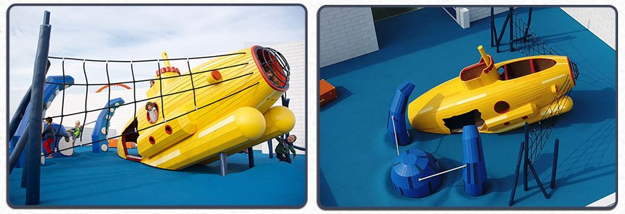 Introducción del producto de juego combinado Submarine Children's Park (2)