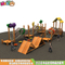 Toboganes combinados de madera maciza clásicos personalizados de alta gama Varios estilos de toboganes combinados para niños Fabricantes de instalaciones de entretenimiento LT-ZH016