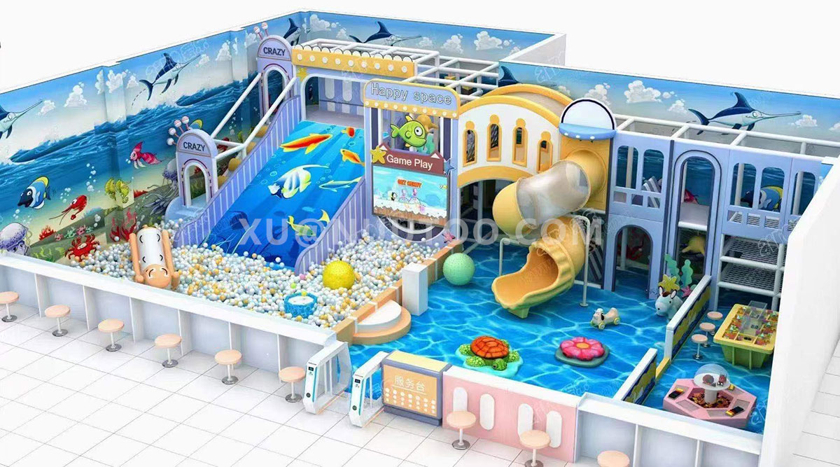 Precio del parque infantil interior con tema oceánico (1)