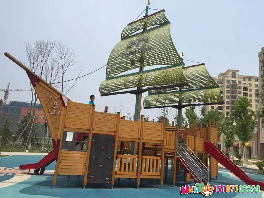 Paseo no estándar Le Tu + barco pirata + parque infantil - (1)