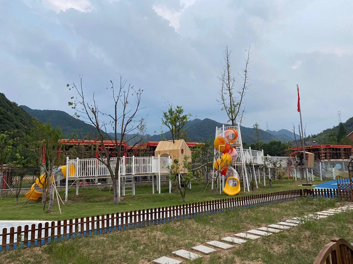 equipo de juego grande al aire libre para jardín de infantes (1)