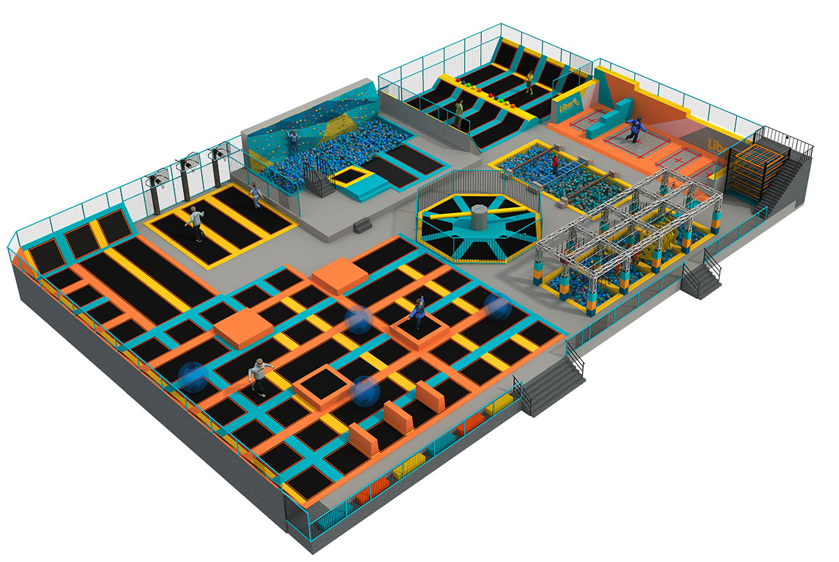 parque cubierto de trampolines (8)