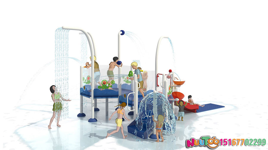 Tobogán acuático + equipo de juegos acuáticos + instalaciones de juegos infantiles (30)