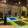 Parque de trampolines súper grande, parque temático de trampolines para niños, combinación interior, juego para niños