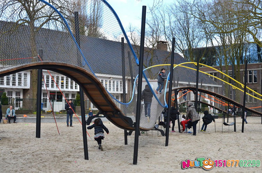 Atracciones no estándar + atracciones + juego combinado de caminos de tablones + atracciones de jardín de infantes (6)