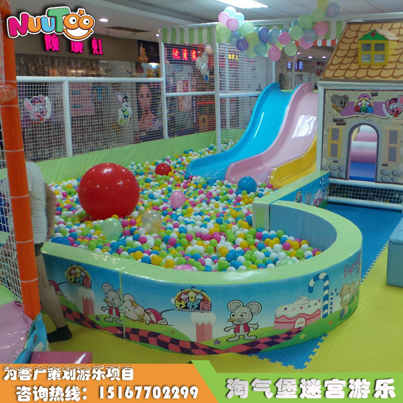 Piscina de bolas grande, castillo travieso, parque infantil combinado