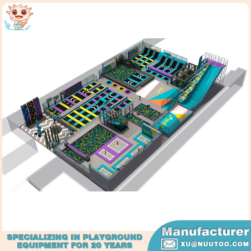 La mejor fábrica de producción de parques de trampolines cubiertos