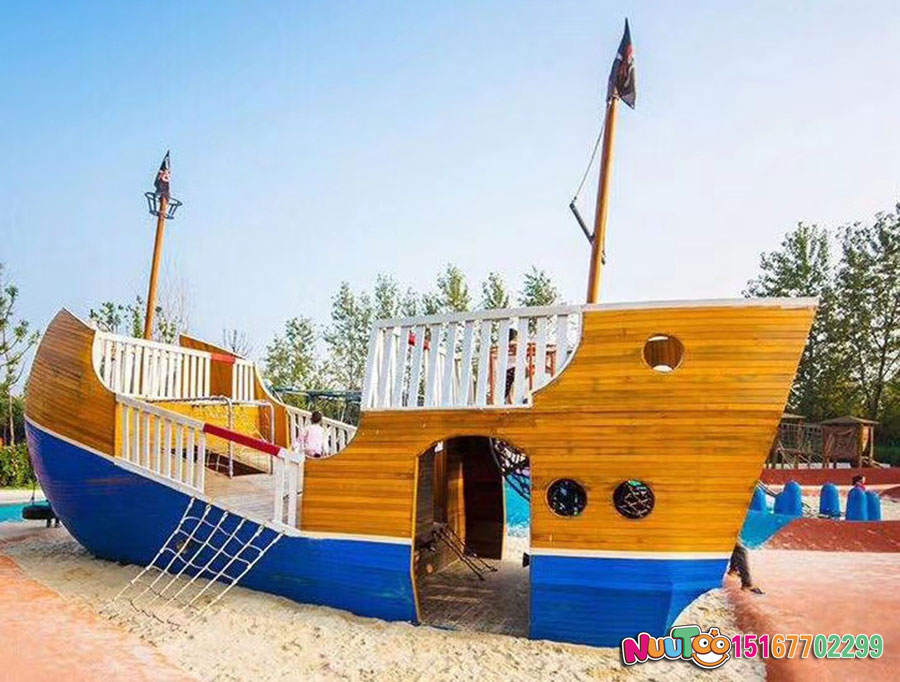 Paseo no estándar Le Tu + barco pirata + equipo de juego al aire libre - (8)