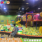 Equipo de juegos para niños con parque combinado de castillo travieso interior