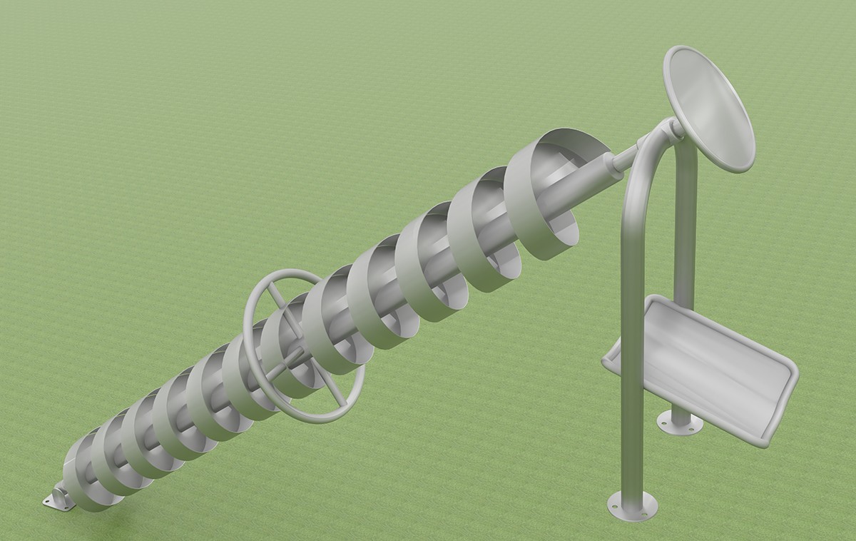 Tornillo de bomba de Arquímedes (4)