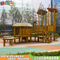 Tobogán combinado de madera maciza para parque infantil, tobogán sin motor para niños, LT-ZH001