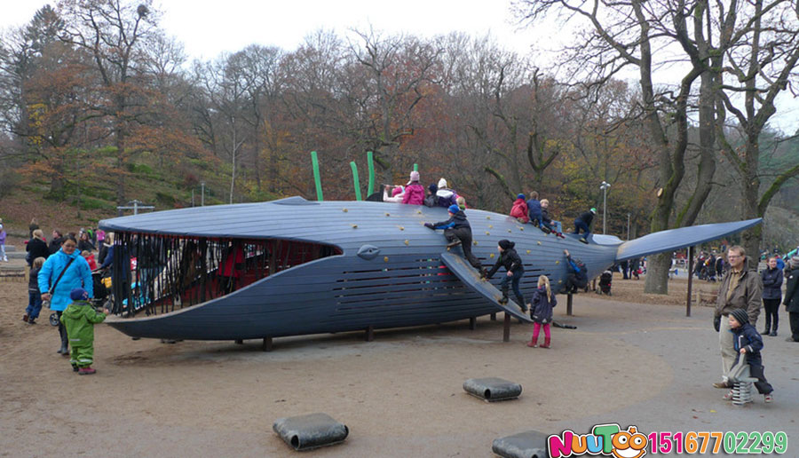 Paseo no estándar + tobogán combinado con tiburones + parque infantil (13)